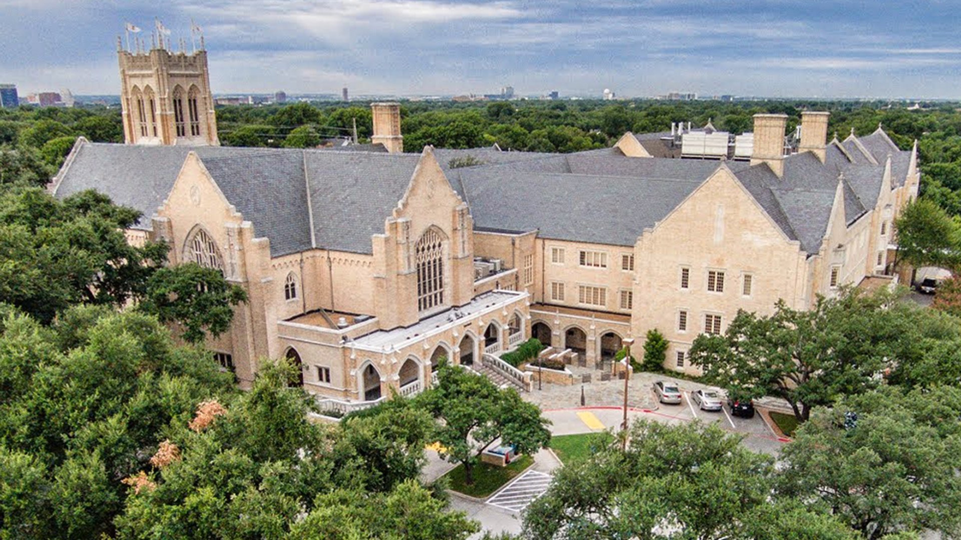 Highland Park United Methodist Church 15-Acre Campus Aerial